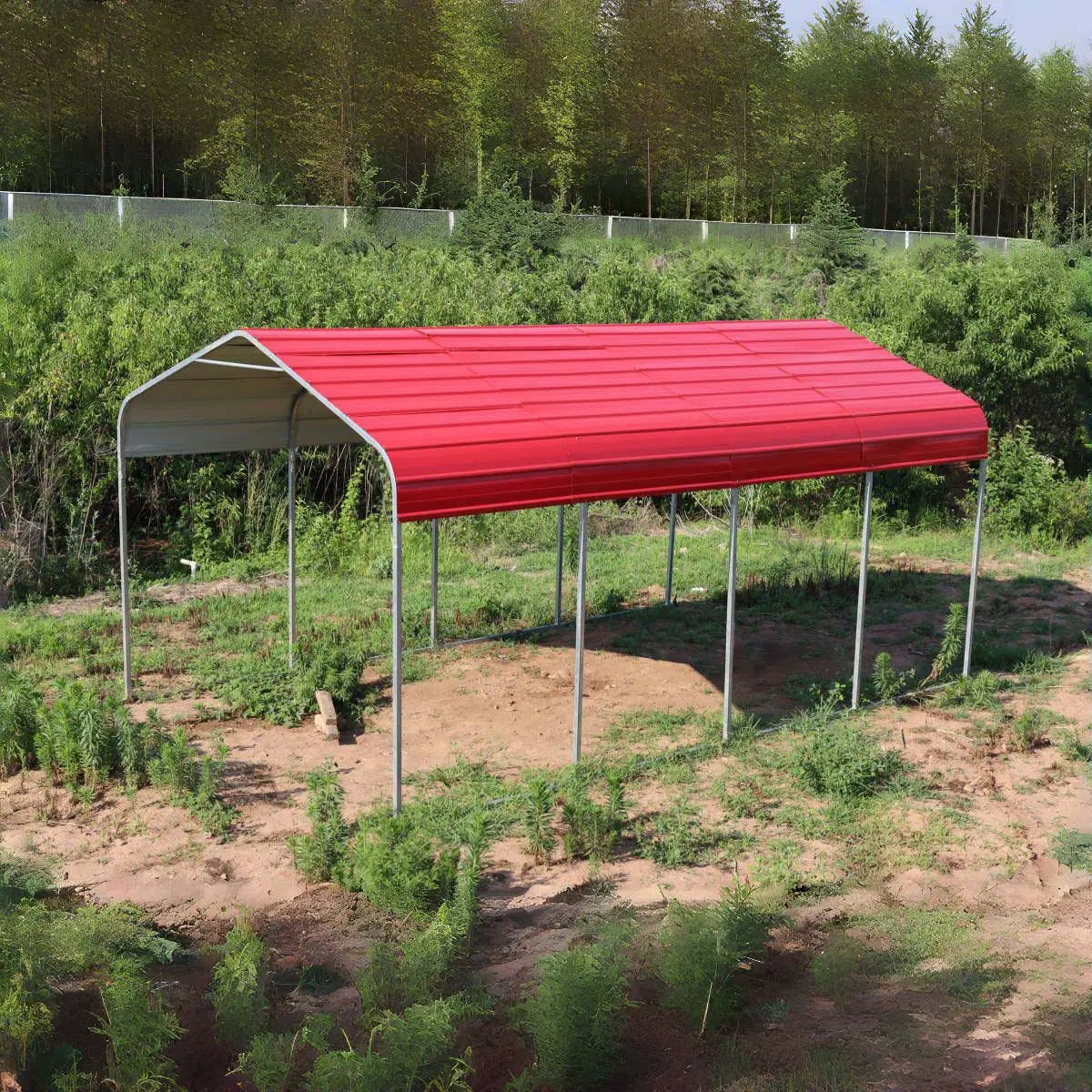 Classic Steel Carport W12' x L20' by Chery Industrial