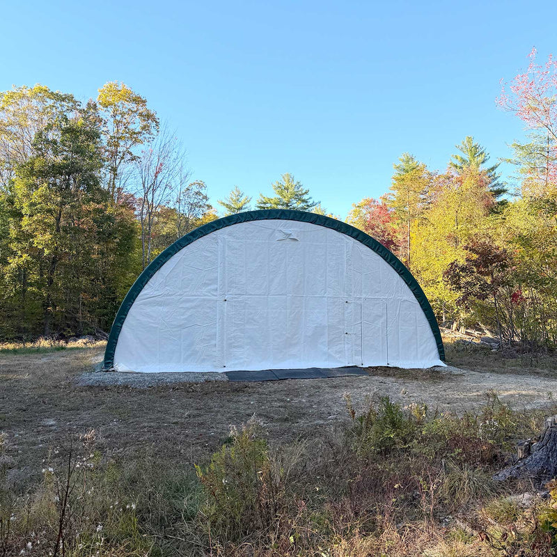 W30'xL40'xH15' Single Truss Arch Storage Shelter by Chery Industrial