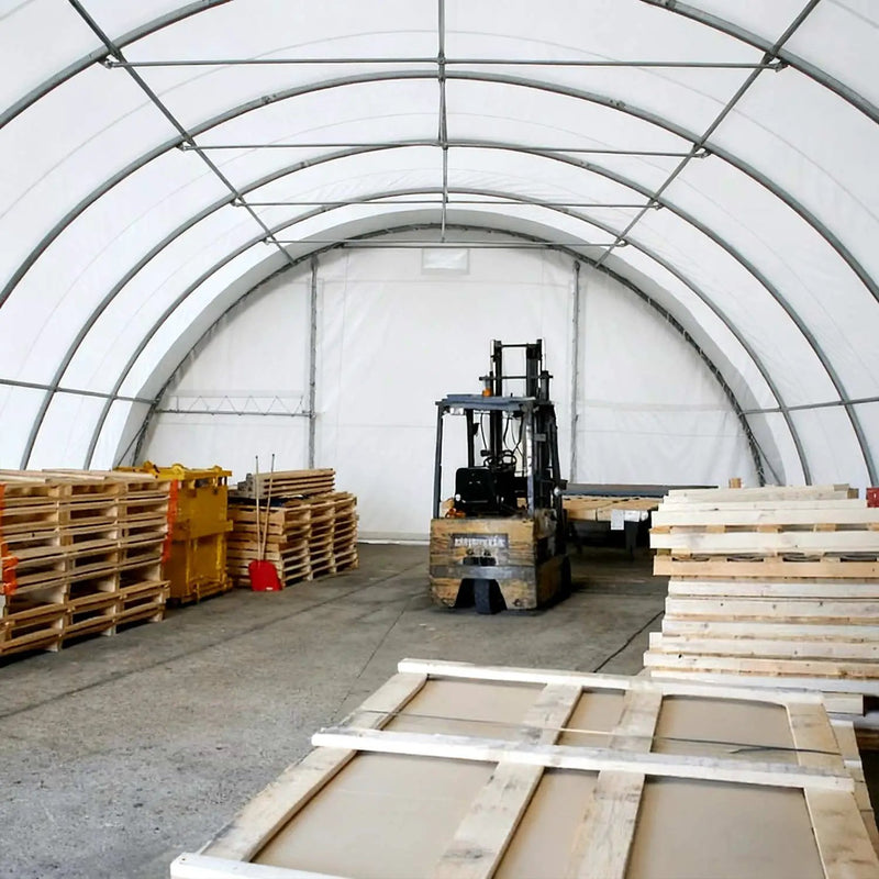 W30'xL40'xH15' Single Truss Arch Storage Shelter by Chery Industrial