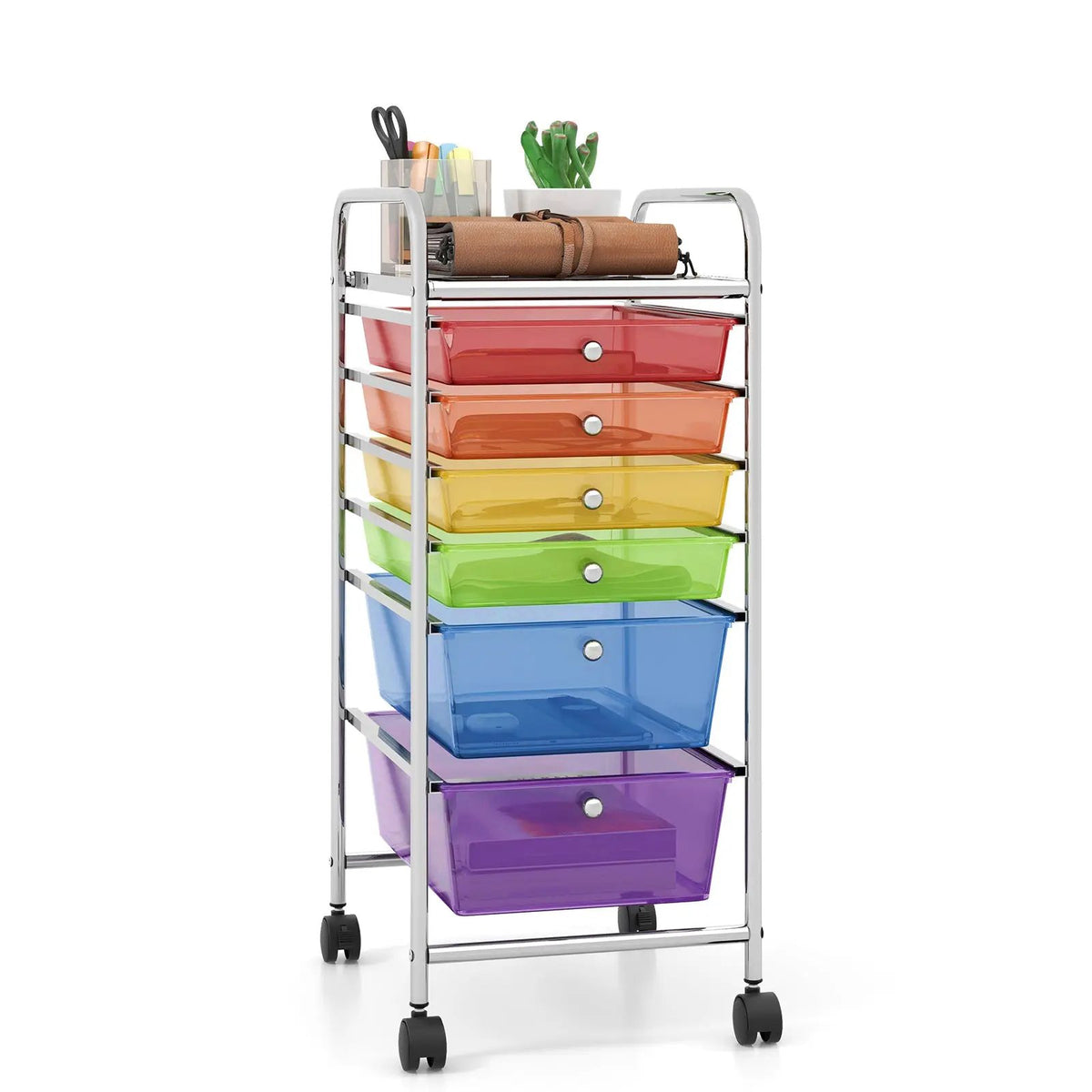 6 Drawers Rolling Storage Cart Organizer, photo 16 of 19
