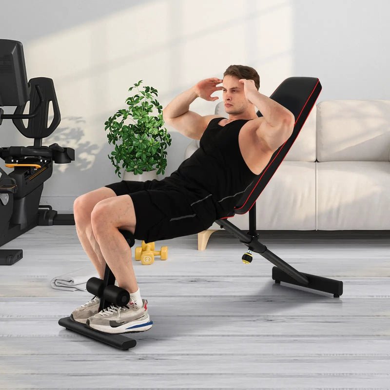 Adjustable Weight Bench Strength Training Bench for Full Body Workout by DirectDeals