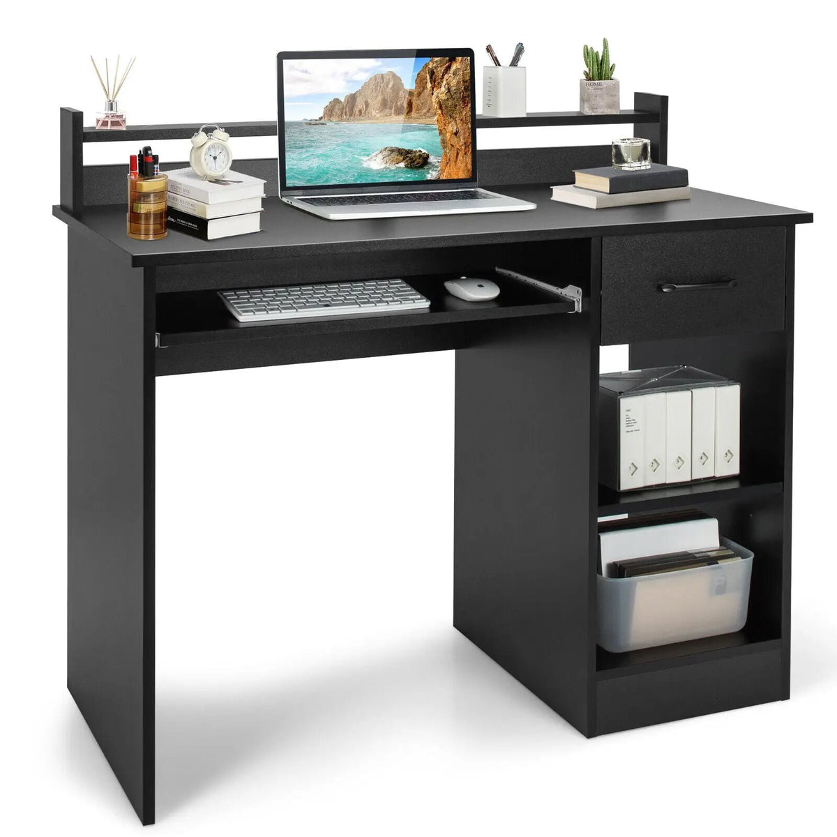 Study Laptop Table with Drawer and Keyboard Tray, photo 4 of 9