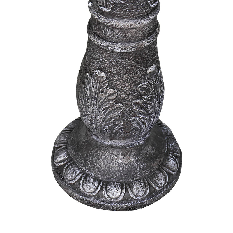 Concrete Leaf Bird Bath Acanthus Carved 24 Inch, photo 7 of 8