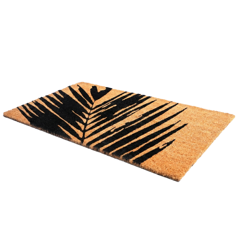Summertime Palm Leaf Coir Doormat by Fab Habitat