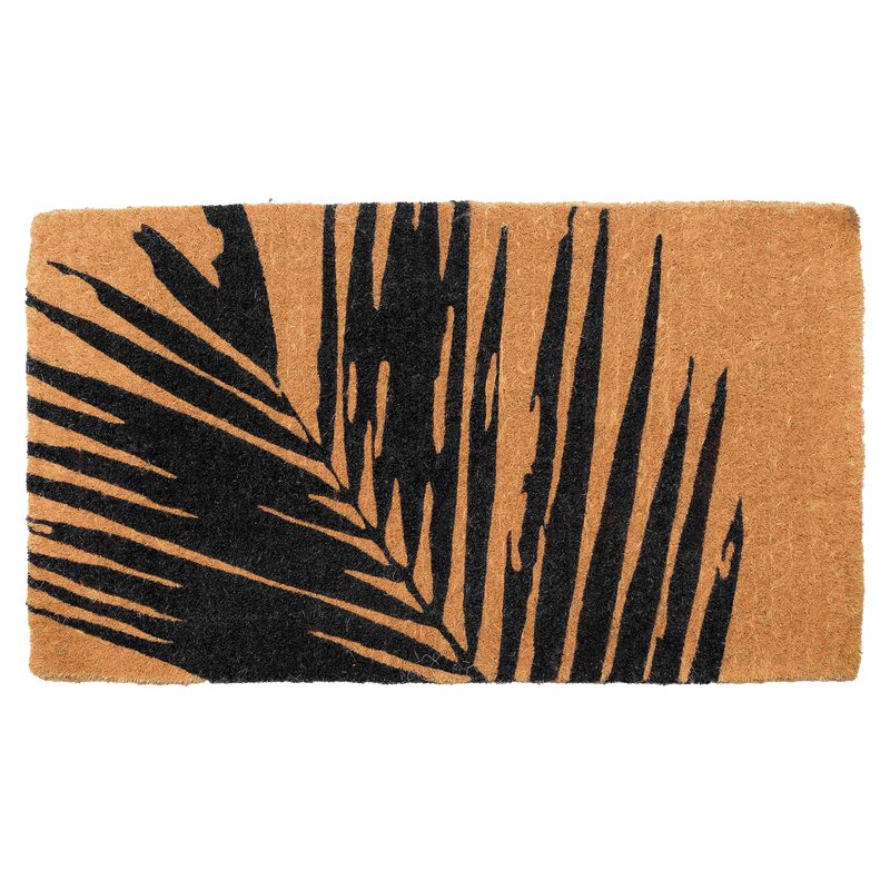 Summertime Palm Leaf Coir Doormat by Fab Habitat
