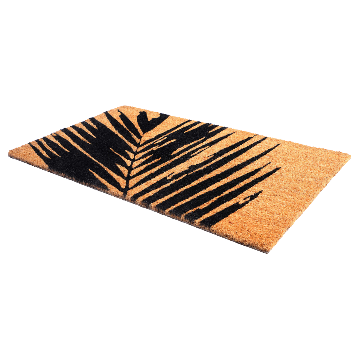 Summertime Palm Leaf Coir Doormat, photo 6 of 19