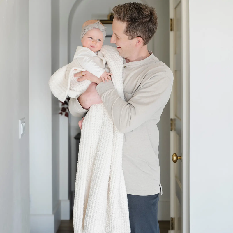 WAFFLE KNIT RECEIVING BLANKETS by HouseOfZazla