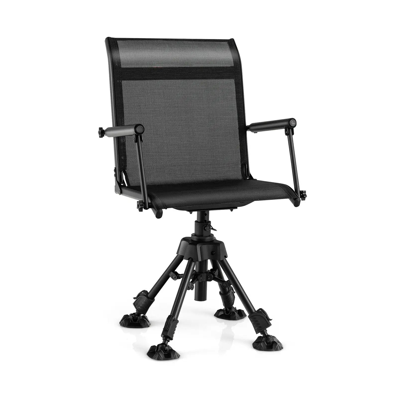 Folding Swivel Patio Chair with 4 Adjustable Leg by DirectDeals