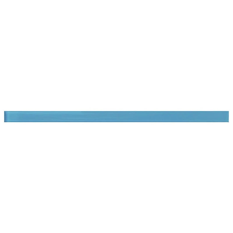 Sapphire Blue 0.5x12 Glossy Glass Pencil Tile Trim (10 pack, 0.5 sq ft/case) by Apollo Tile