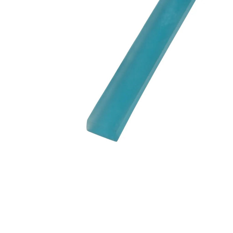 Sapphire Blue 0.5x12 Matte Glass Pencil Tile Trim (10 pack, 0.5 sq ft/case) by Apollo Tile