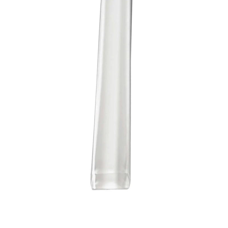 White 0.5x12 Glass Glossy Pencil Tile Trim (10 pack, 0.5 sq ft/case) by Apollo Tile