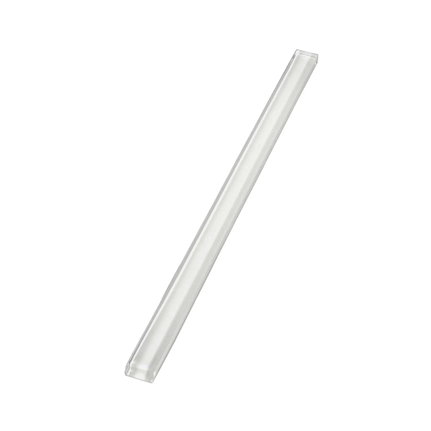 White 0.5x12 Glass Glossy Pencil Tile Trim (10 pack, 0.5 sq ft/case) by Apollo Tile
