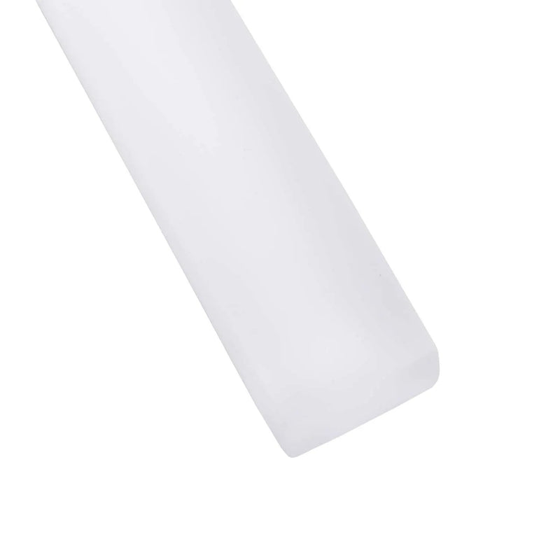 White 0.5x12 Matte Glass Pencil Tile Trim (10 pack, 0.5 sq ft/case) by Apollo Tile