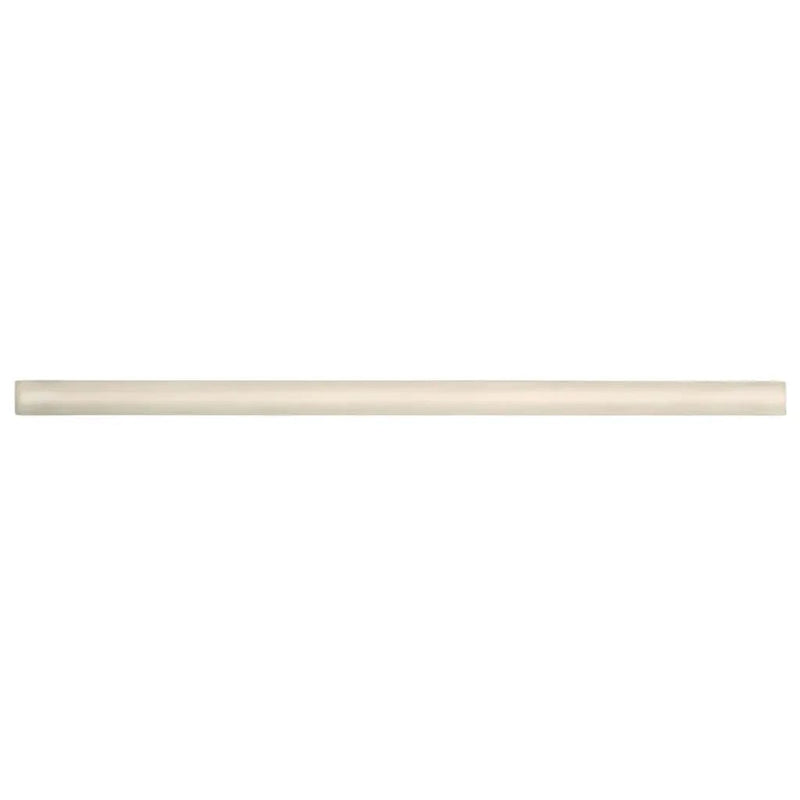 Light Gray 0.5x12 Matte Glass Pencil Tile Trim (10 pack, 0.5 sq ft/case) by Apollo Tile