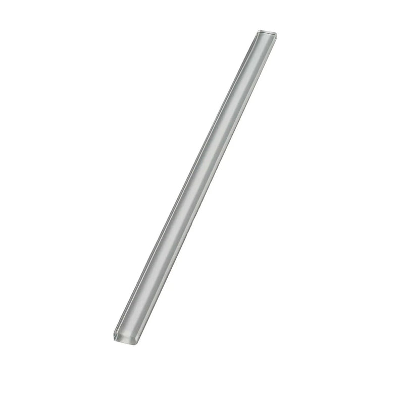 Gray 0.5x12 Glass Glossy Pencil Tile Trim (10 pack, 0.5 sq ft/case) by Apollo Tile
