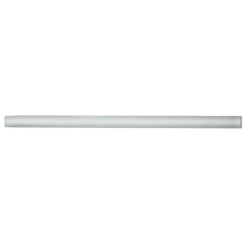 Gray 0.5x12 Matte Glass Pencil Tile Trim (10 pack, 0.5 sq ft/case) by Apollo Tile