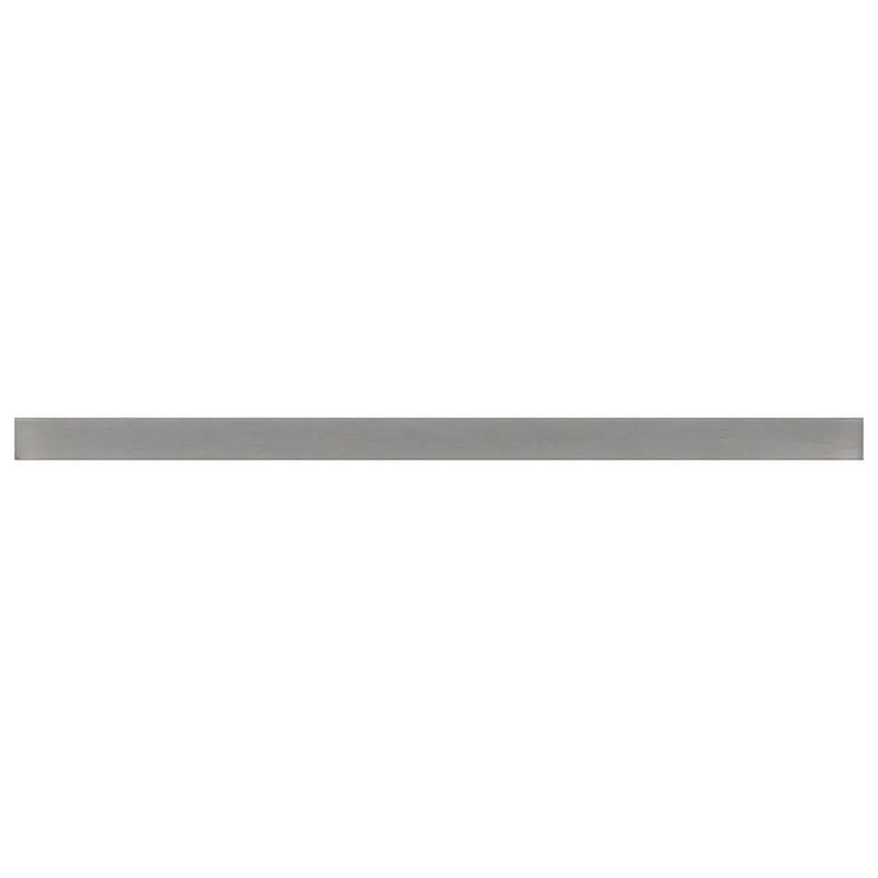 Fossil Gray 0.5x12 Glossy Glass Pencil Tile Trim (10 pack, 0.5 sq ft/case) by Apollo Tile