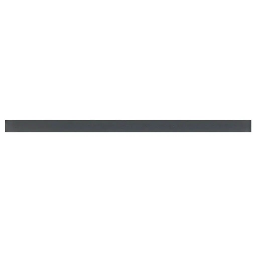 Dark Gray 0.5x12 Matte Glass Pencil Tile Trim (10 pack, 0.5 sq ft/case) by Apollo Tile