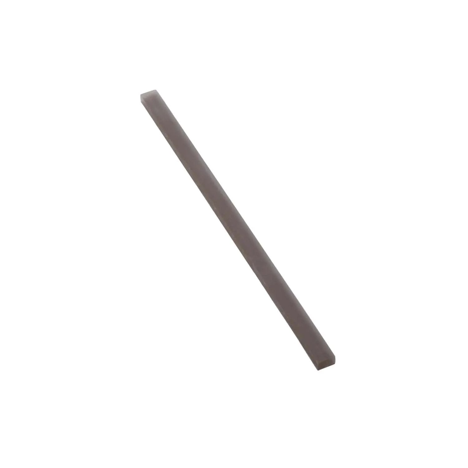 Ash Gray 0.5x12 Matte Glass Pencil Tile Trim (10 pack, 0.5 sq ft/case) by Apollo Tile