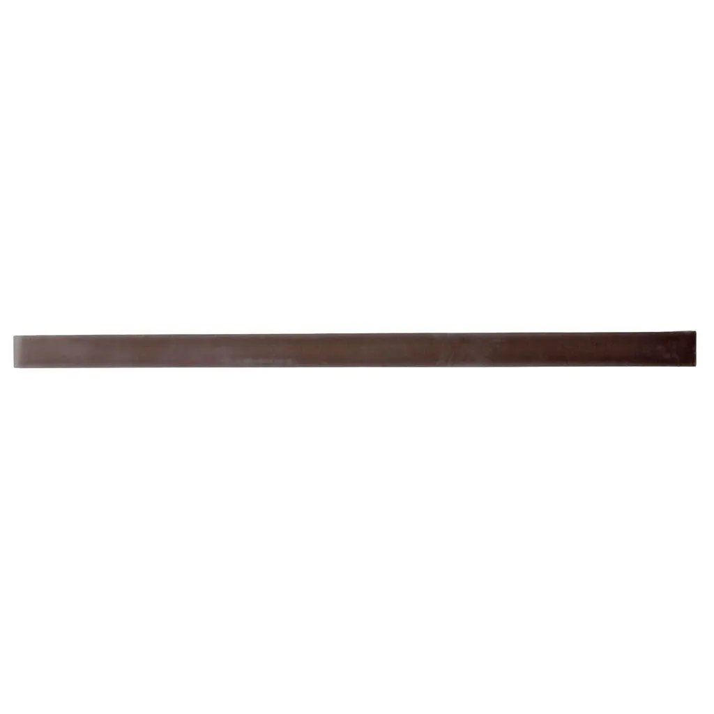 Ash Gray 0.5x12 Matte Glass Pencil Tile Trim (10 pack, 0.5 sq ft/case) by Apollo Tile