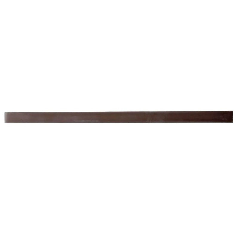 Ash Gray 0.5x12 Matte Glass Pencil Tile Trim (10 pack, 0.5 sq ft/case) by Apollo Tile