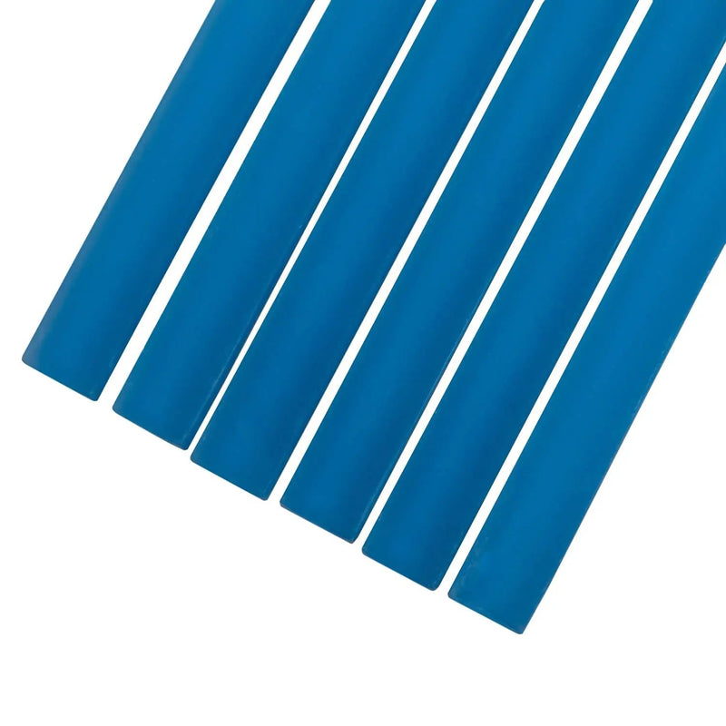 Cerulean Blue 0.5x12 Matte Glass Pencil Tile Trim (10 pack, 0.5 sq ft/case) by Apollo Tile