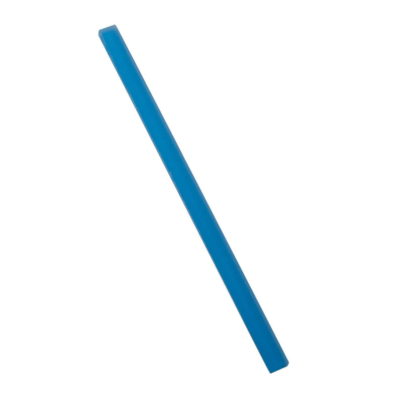 Cerulean Blue 0.5x12 Matte Glass Pencil Tile Trim (10 pack, 0.5 sq ft/case) by Apollo Tile