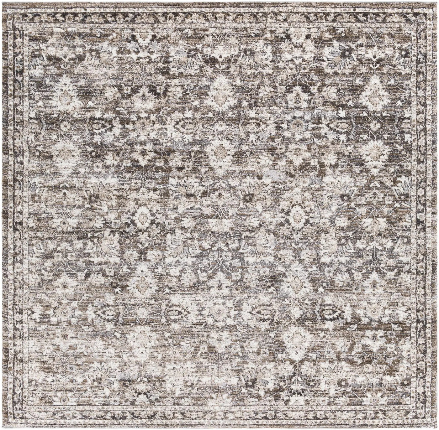 Talihina Brown Luxe Damask Rug by Boutique Rugs