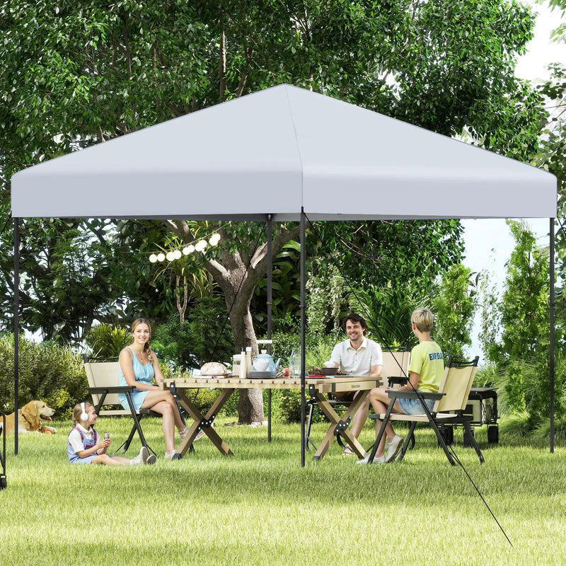 10 X 10 Feet Pop up Canopy Tent with Portable Carrying Bag and 8 Stakes by DirectDeals