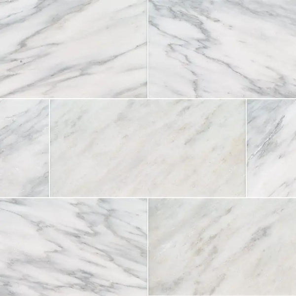 Arabescato Carrara Polished Marble Tiles 12x24