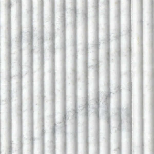 Arabescato Venato Milano Ribbo 12x24 Honed Marble Mosaics