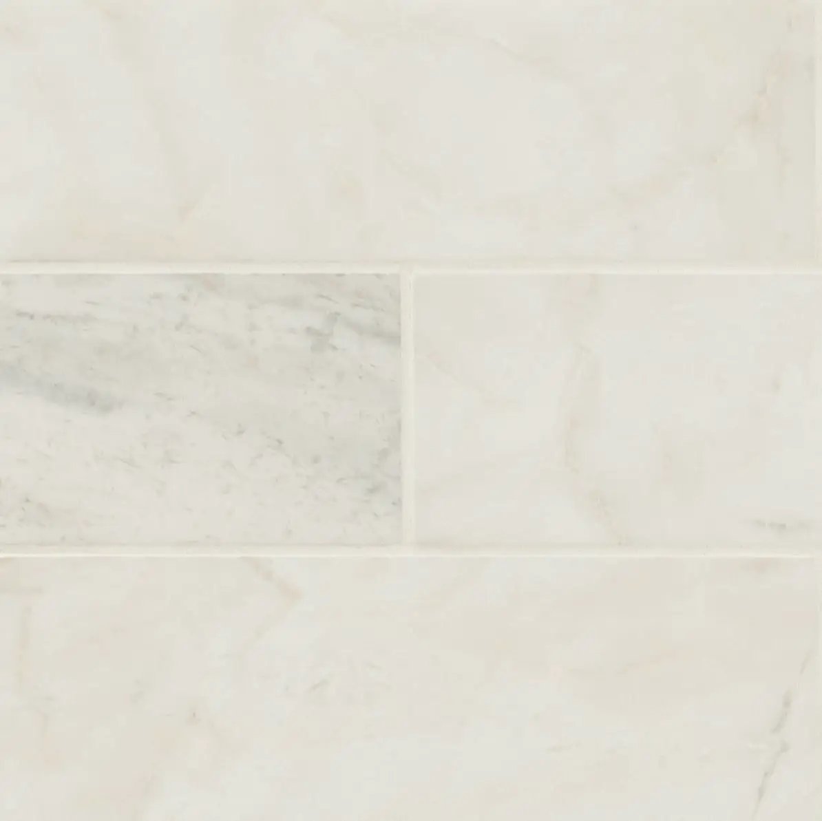 Arabescato Venato Tile 4x12 Honed Marble Mosaics close up