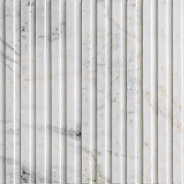 Arabescato Venato Tile 4x12 Slat Honed Marble Mosaics