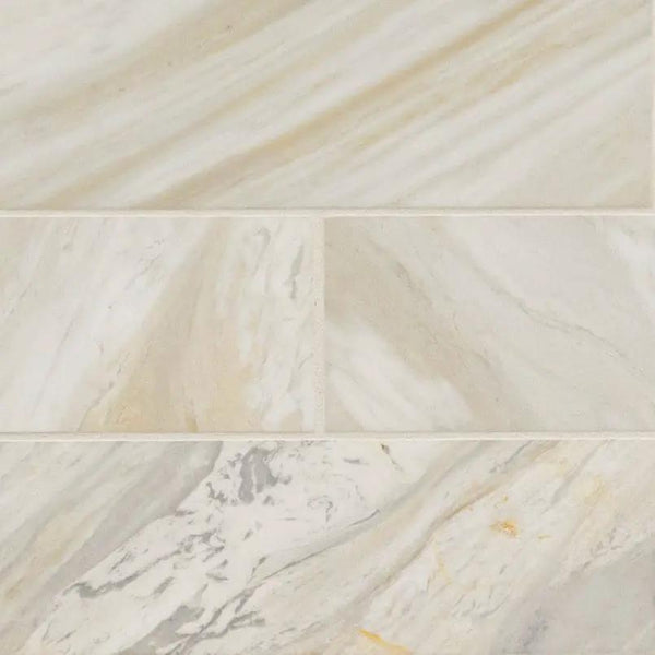 Athena Gold Tile 4x12 Honed Marble Mosaics