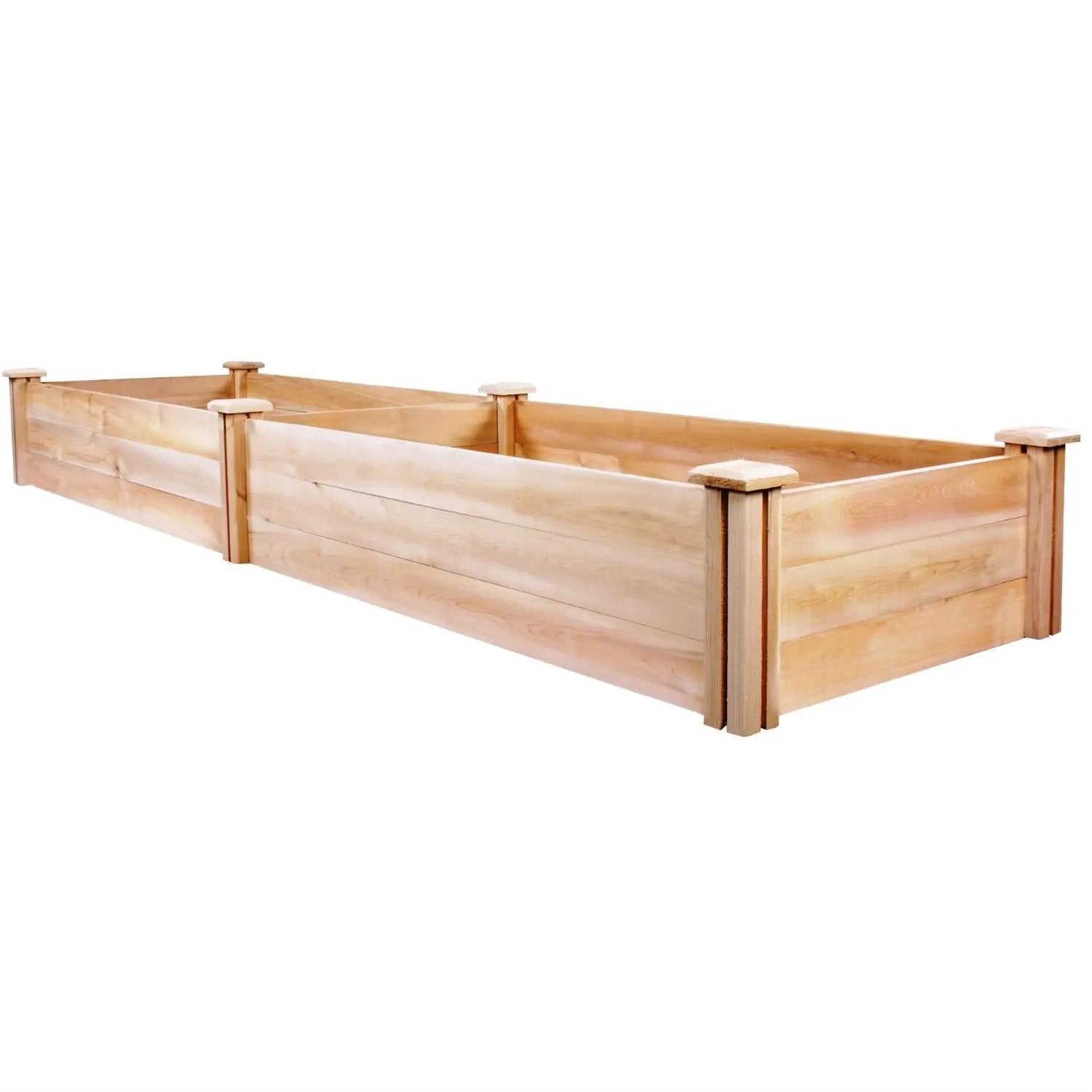 Cedar Wood 2-Ft x 8-Ft Outdoor Raised Garden Bed Planter Frame - Made in USA by HomePacific