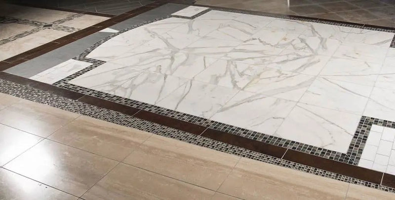Calacatta Marble Polished Tiles 12x24 by MSI Surfaces