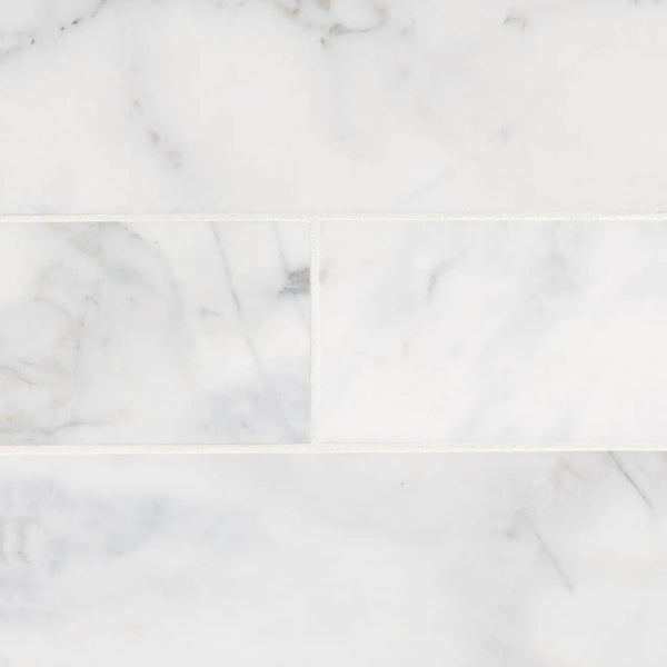 Calacatta Cressa Marble Subway Tile 4x12 Honed Mosaics