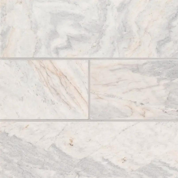 Capri Blue Tile 4x12 Honed Marble Mosaics