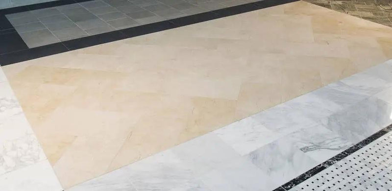 Crema Marfil Select Polished Marble Tiles 12x24 by MSI Surfaces