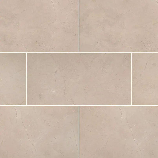 Crema Marfil Polished Marble Tiles 12x24