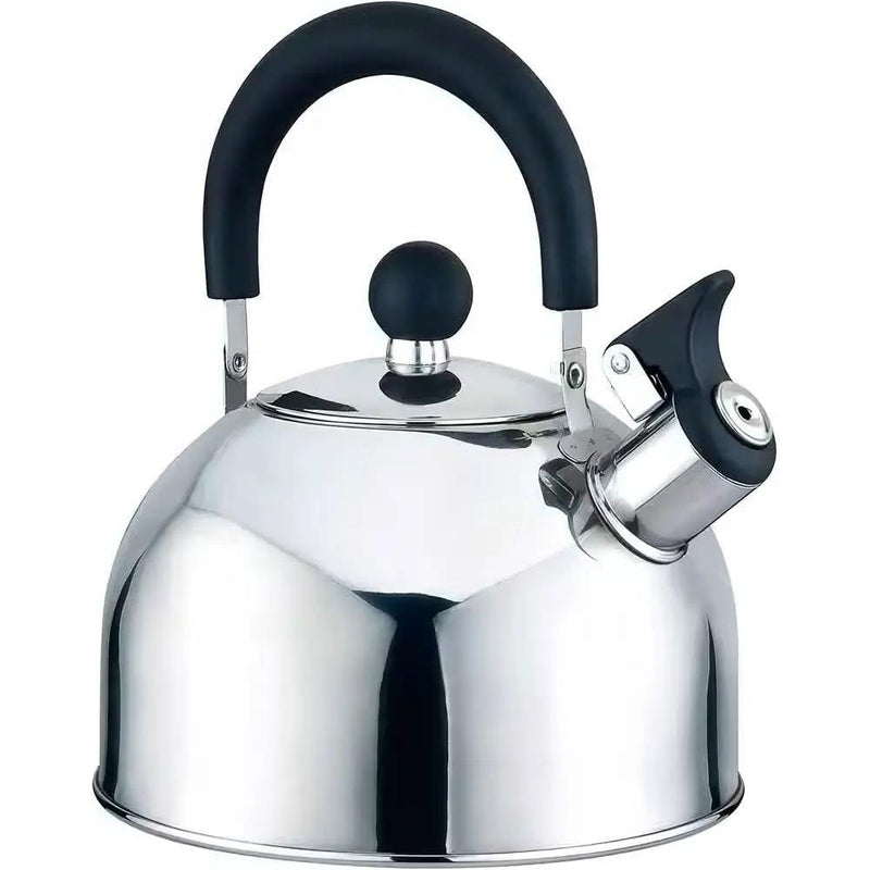 2.5 Quart Stainless Steel Whistling Teapot Kettle with Stay Cool Handle by HomePacific