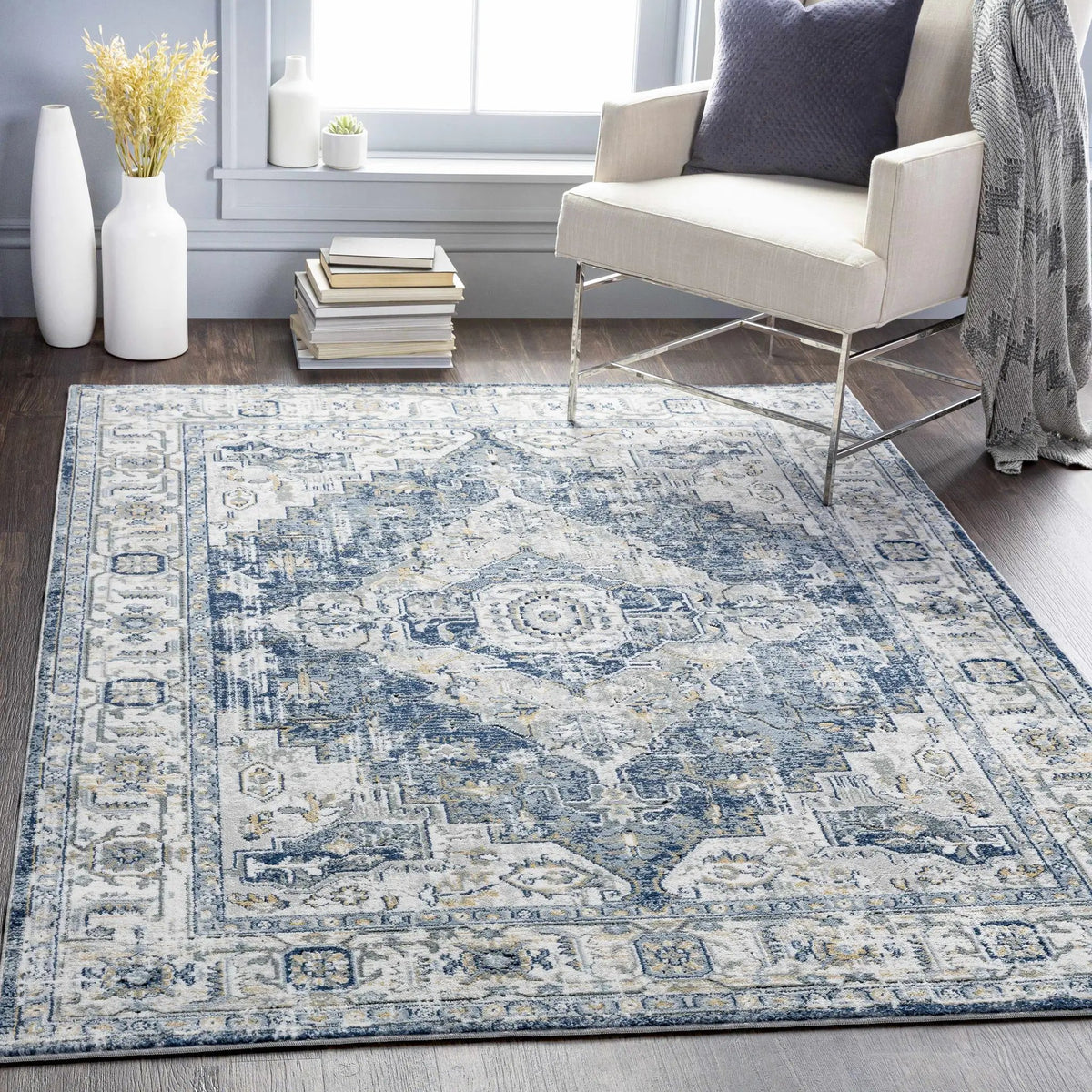 Telina Area Rug, installed in a room 2