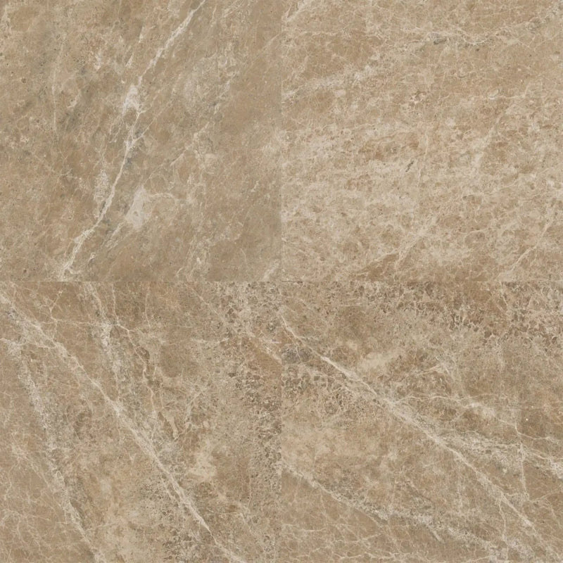 Emperador Light Polished Marble Tiles 18x18 by MSI Surfaces
