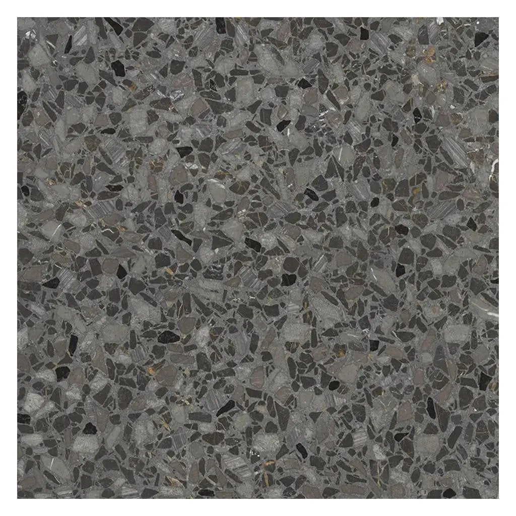Charcoal Black with Gray Flecks 36x36 Matte Square Porcelain Large Format Tile (1 pack, 8.72 sq ft/case) by Apollo Tile