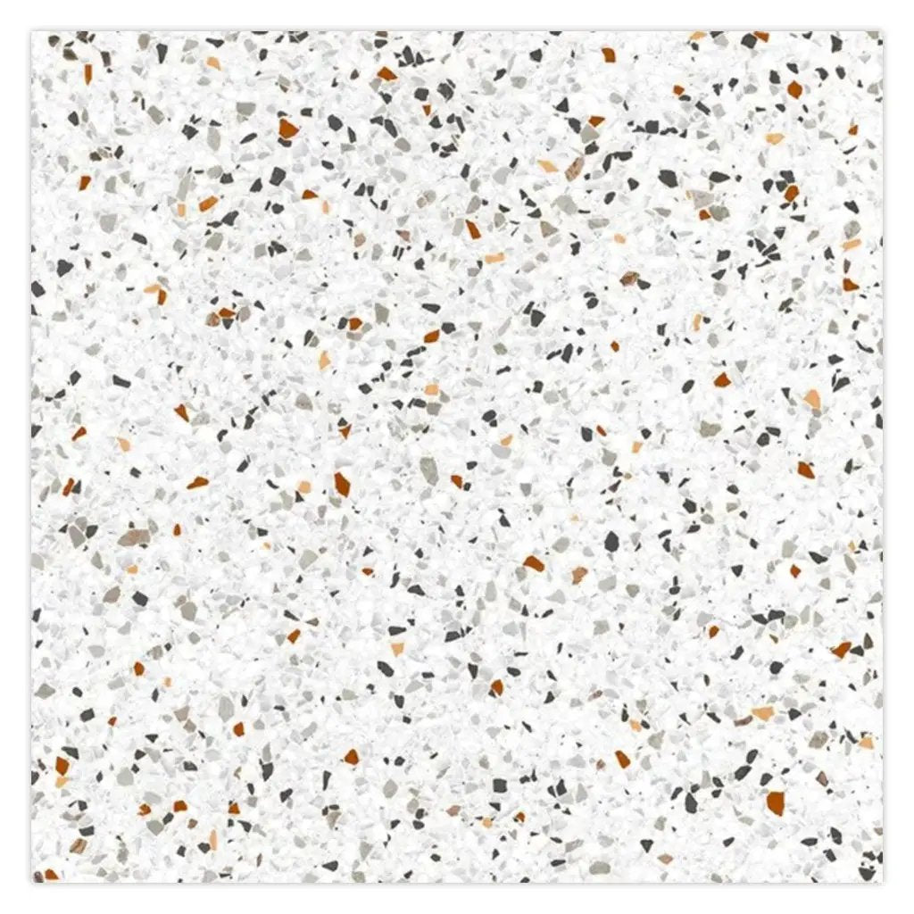 Bright White with Multi flecks 24x24 Matte Square Porcelain Large Format Tile (4 pack, 15.93 sq ft/case) by Apollo Tile