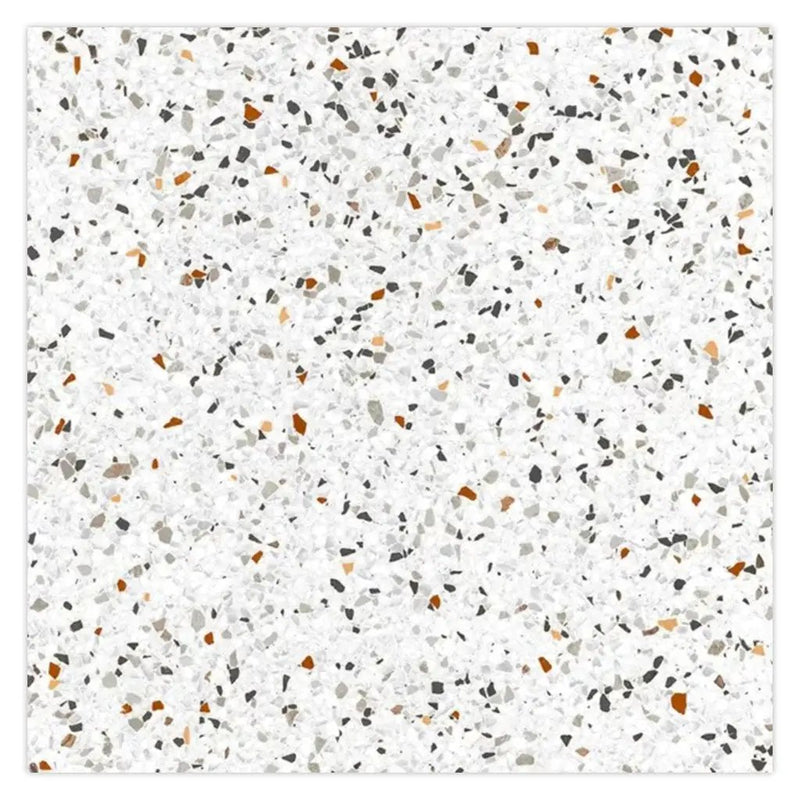 Bright White with Multi flecks 24x24 Matte Square Porcelain Large Format Tile (4 pack, 15.93 sq ft/case) by Apollo Tile