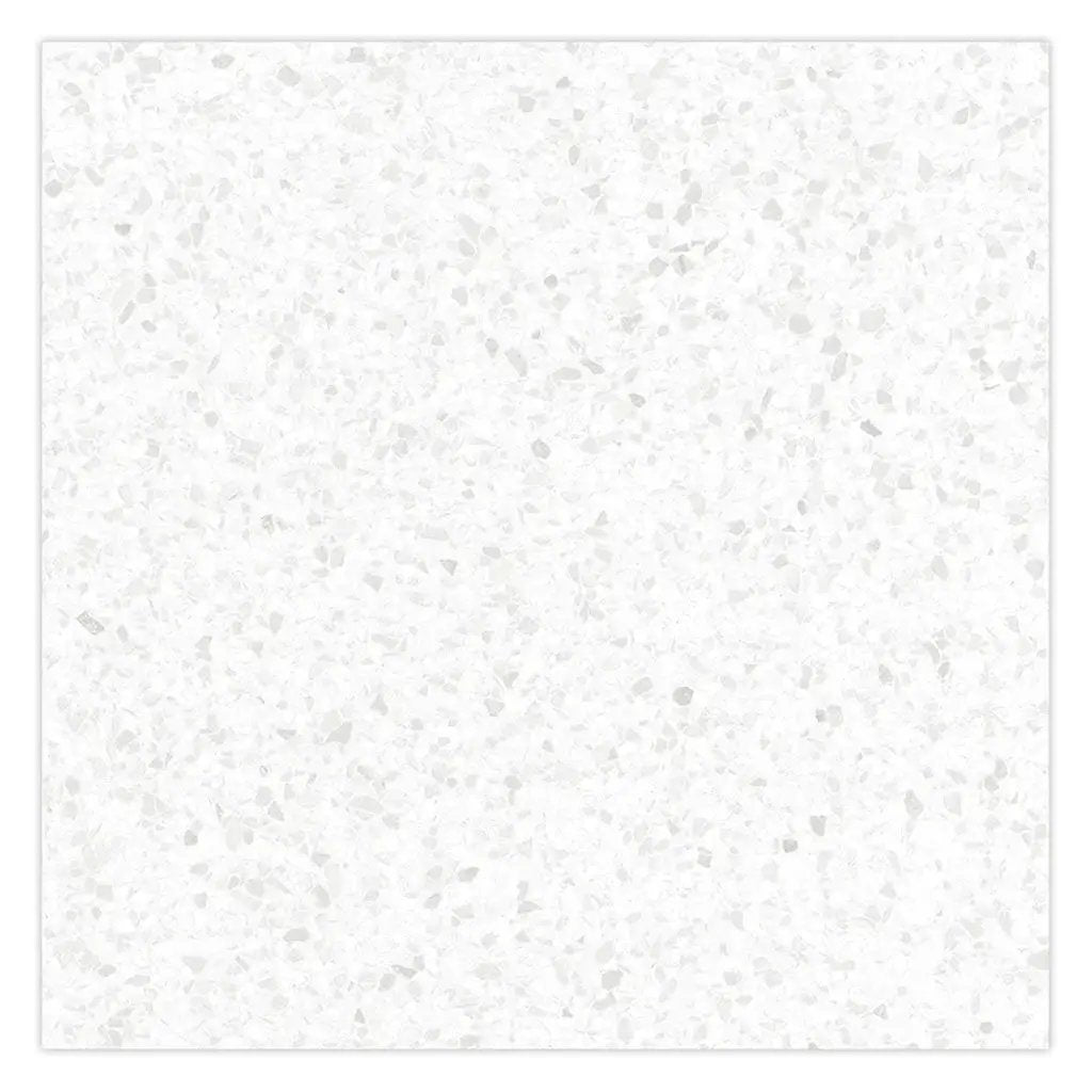 Bright White with Gray Flecks 24x24 Matte Square Porcelain Large Format Tile (4 pack, 15.93 sq ft/case) by Apollo Tile
