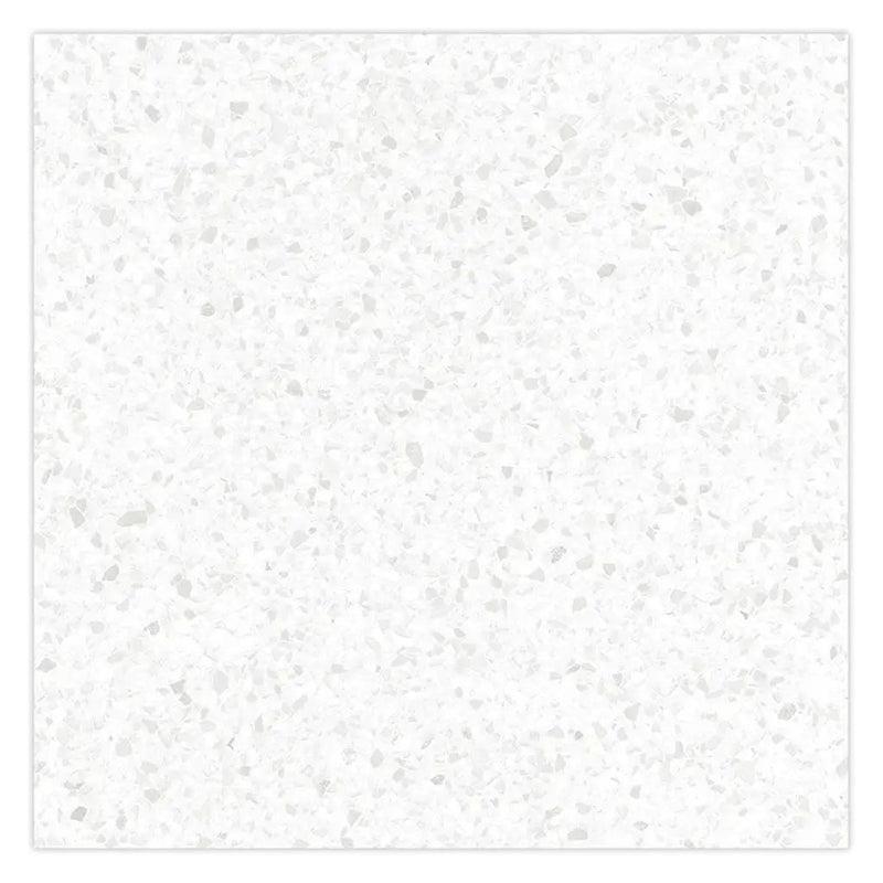 Bright White with Gray Flecks 24x24 Matte Square Porcelain Large Format Tile (4 pack, 15.93 sq ft/case) by Apollo Tile