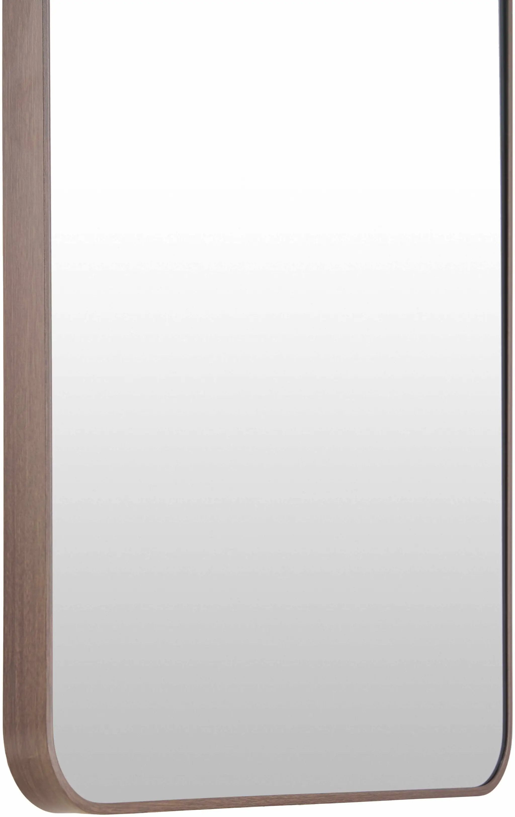 Taozhuang Dark Brown Mirror by Boutique Rugs