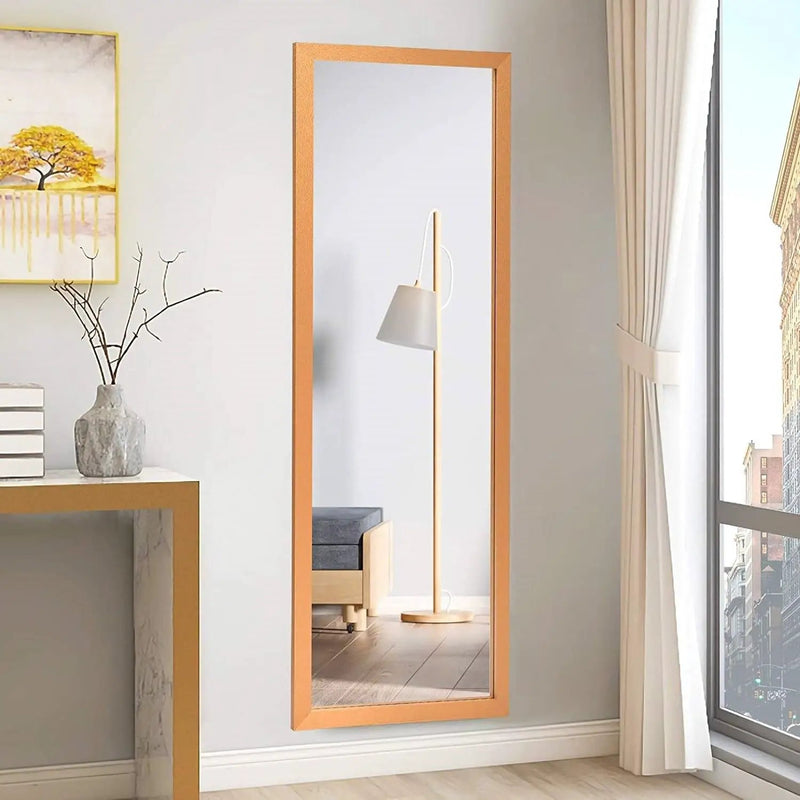 Gold Full Length Bedroom Mirror with Over the Door or Wall Mounted Design by HomePacific